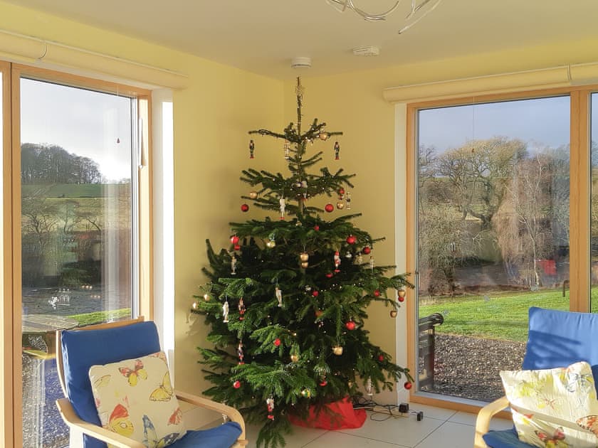 Some of the Christmas decorations | Wester Auchleuchrie, Memus, near Kirriemuir