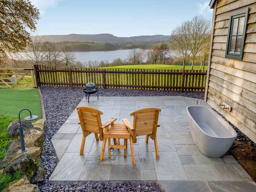 Sitting-out-area | Sugarloaf Hut, Usk