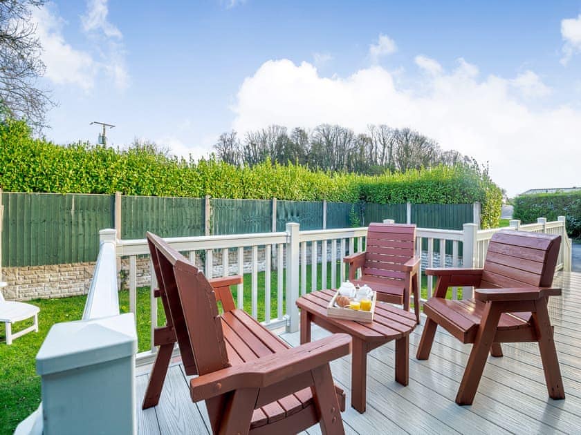 Outdoor area | Glanrafon Lodge, Glanrafon Uchaf