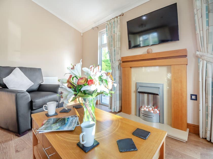 Living area | Glanrafon Lodge, Glanrafon Uchaf