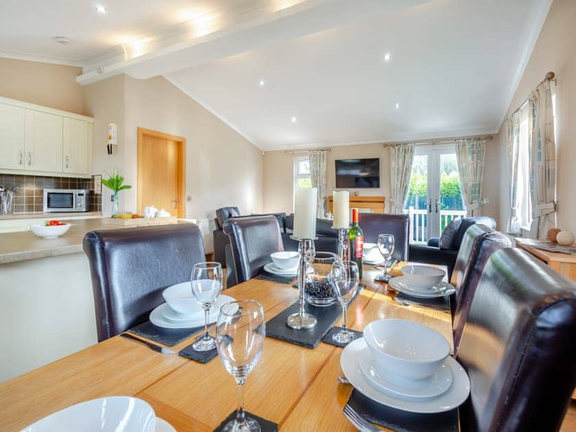 Dining Area | Glanrafon Lodge, Glanrafon Uchaf