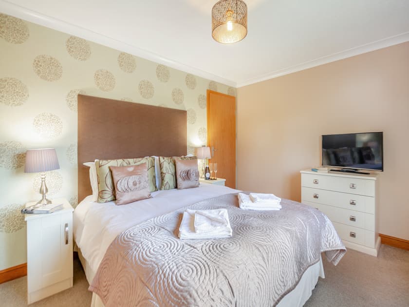 Double bedroom | Glanrafon Lodge, Glanrafon Uchaf