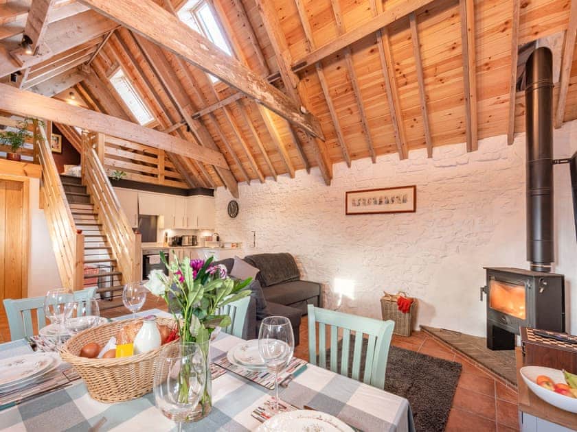 Open plan living space | Russet - Dowlais Farm Holidays, Clevedon
