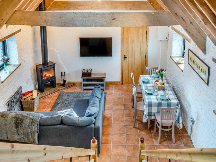 Open plan living space | Pippin - Dowlais Farm Holidays, Clevedon