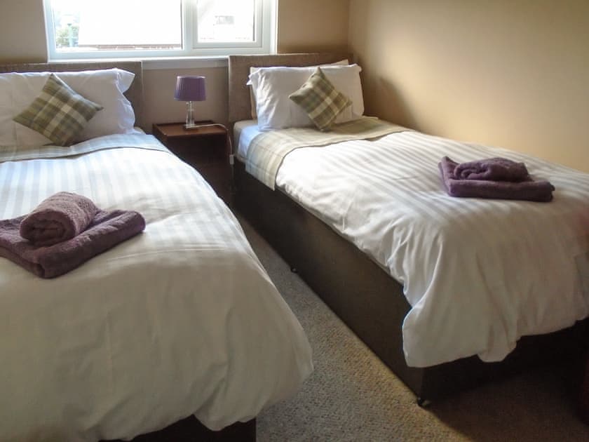 Twin bedroom | Oystercatcher, Embo, near Dornoch