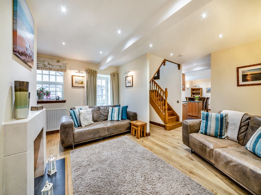 Living room | Puffin Cottage - Bayside and Puffin Holidays, Bamburgh