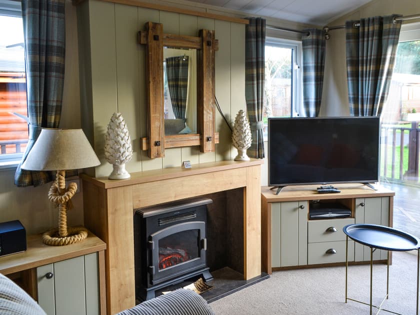 Open plan living space | Griffon Lodge - Felmoor Park, Felton, near Morpeth