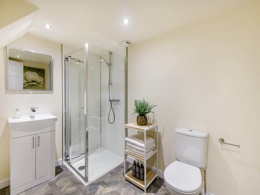 Shower room | Oakenbank Barn, Bollington, near Macclesfield