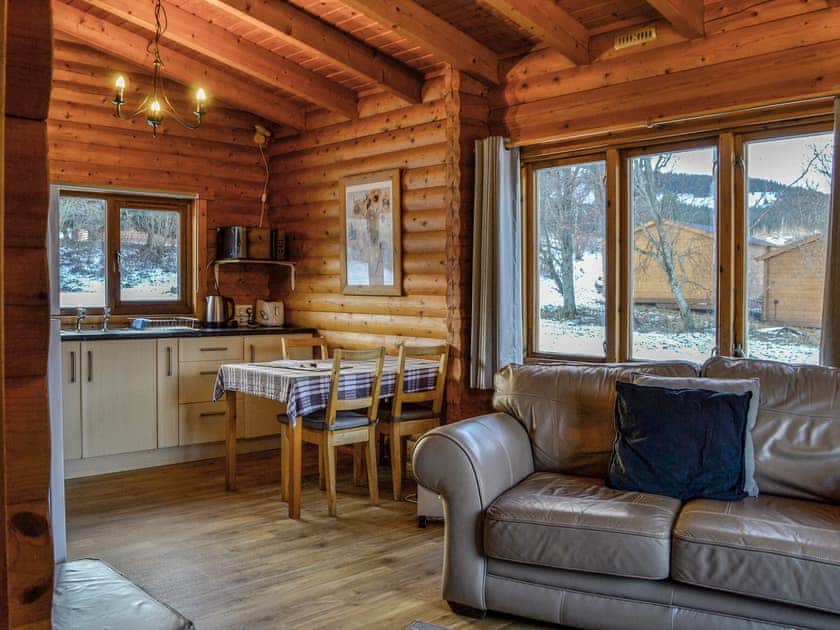 Open plan living space | Benearb - Glenbeag Mountain Lodges, Spittal of Glenshee