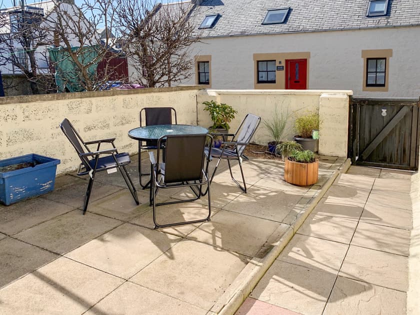 Patio | Seahaven Cottage, Portknockie