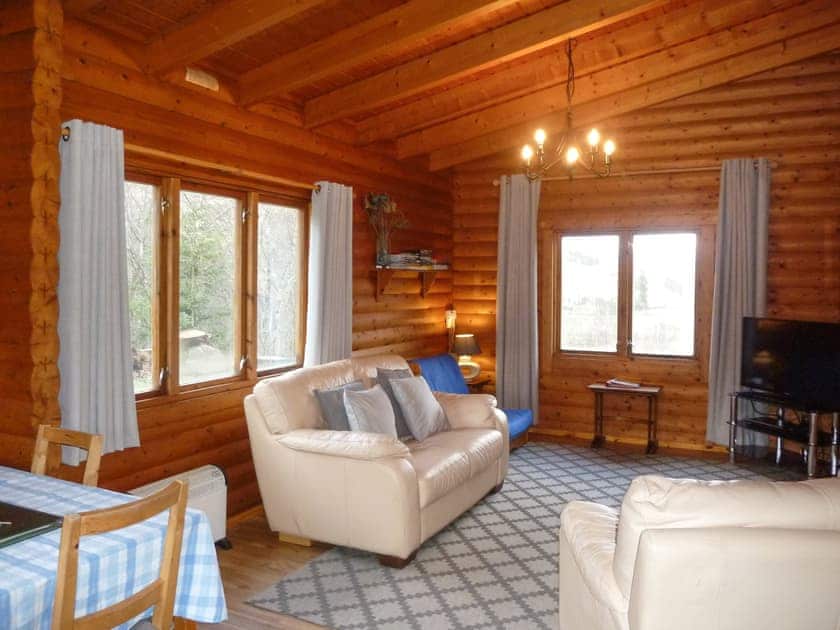 Open plan living space | Benearb - Glenbeag Mountain Lodges, Spittal of Glenshee