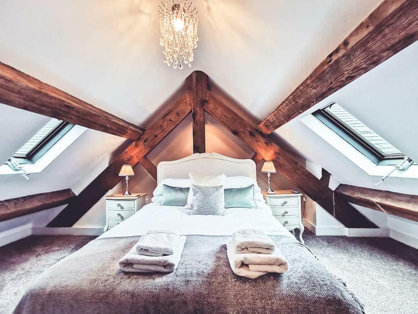 Double bedroom | The Water Mill - Bradbourne, Bradbourne, near Ashbourne