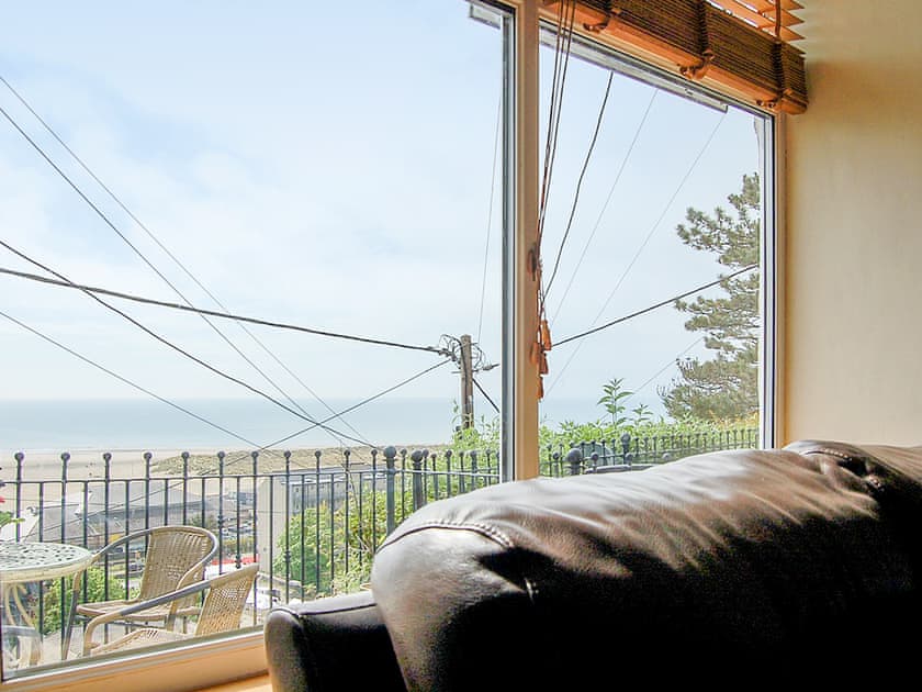 Living area | Sea View Terrace Studio Apartment, Barmouth