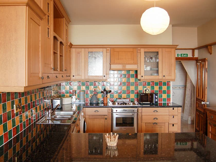 Kitchen/diner | Sea View Terrace Studio Apartment, Barmouth