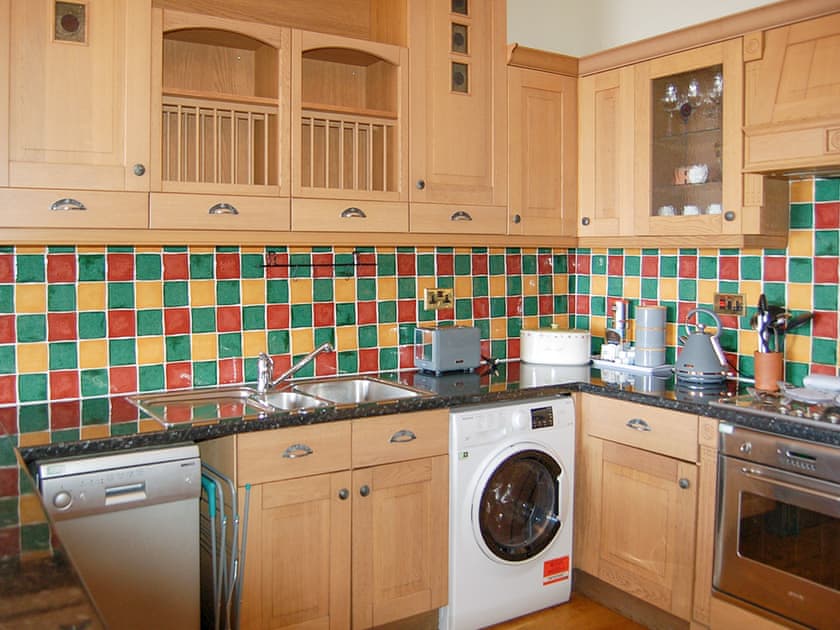 Kitchen/diner | Sea View Terrace Studio Apartment, Barmouth