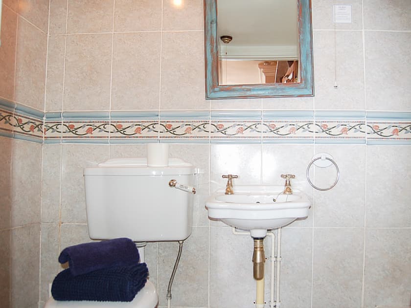 Shower room | Sea View Terrace Studio Apartment, Barmouth