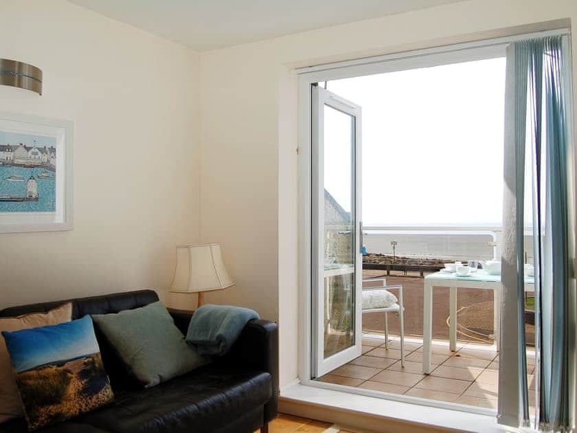 Living area | Sunset Bay Designer Beach House, Tywyn