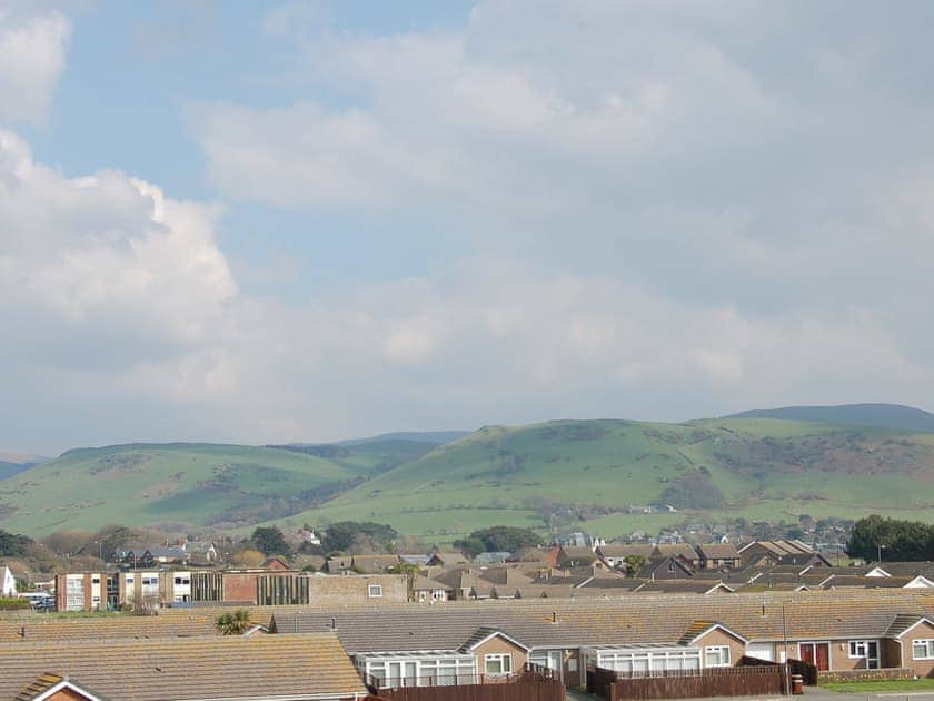 View from rear | Sunset Bay Designer Beach House, Tywyn