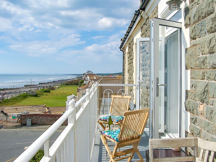 Balcony | Driftwood Designer Apartment, Tywyn