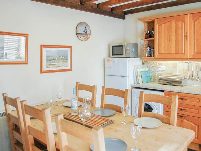 Dining Area | Glyn Saron Cottage, Bryncrug<br />