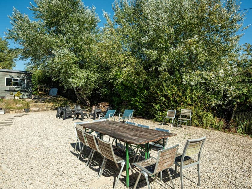 Outdoor area | The Pines - Wick Properties, Wick