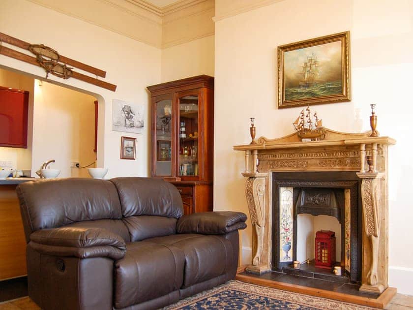 Living area | Sand Dune Sea View Apartment, Barmouth