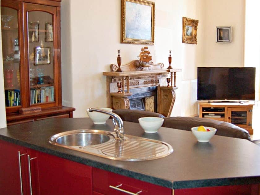 Kitchen area | Sand Dune Sea View Apartment, Barmouth