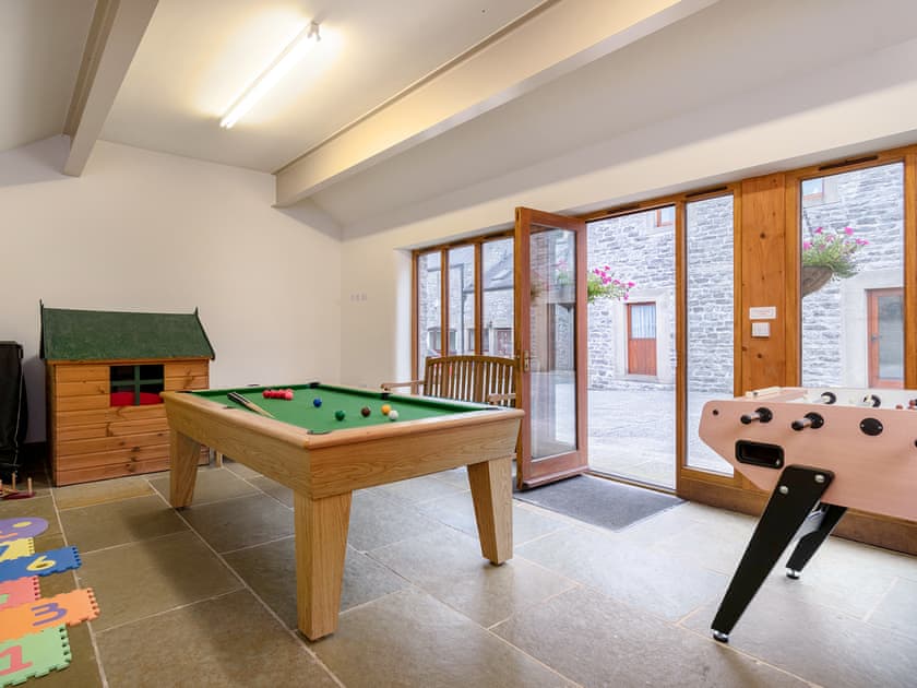 Games room | Littonfields Barn, Litton, near Buxton
