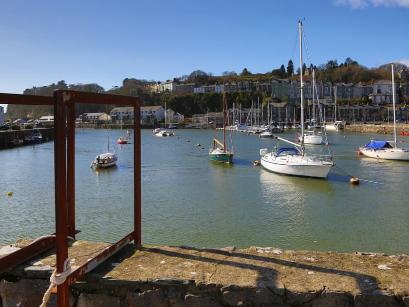 View from the shared patio area  | Glaslyn Harbour Views, Porthmadog