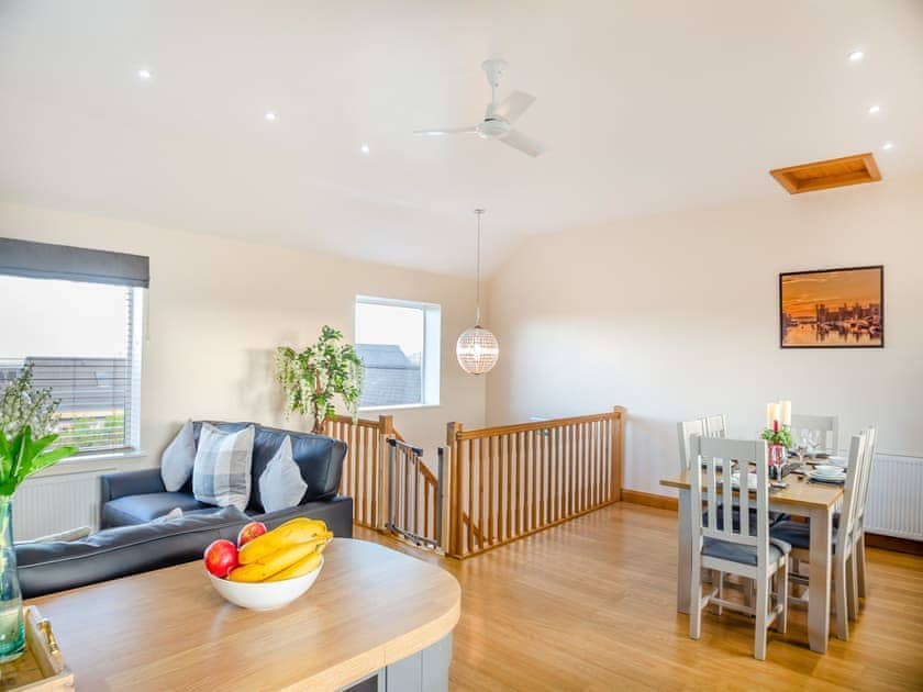 Open plan living space | Manawydan Cottage - Bryn Awel Caravan Park, Pentraeth
