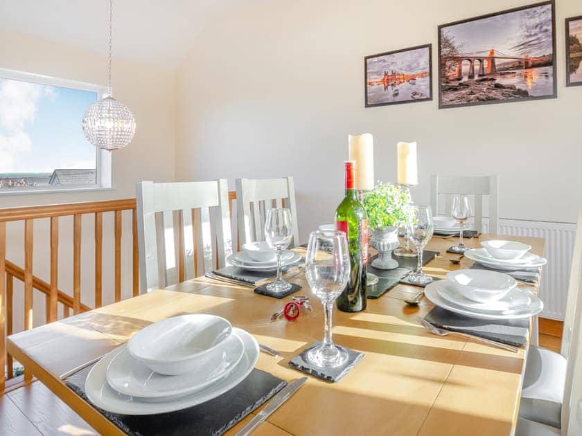 Dining Area | Math Cottage - Bryn Awel Caravan Park, Pentraeth