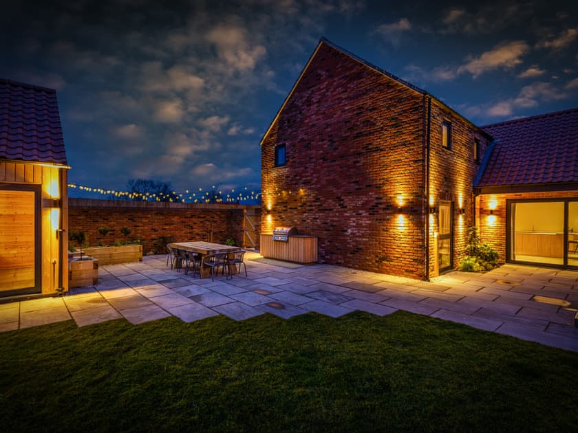 Outdoor area | The Birches - Ashlin Farm Barns, Dunholme, near Lincoln