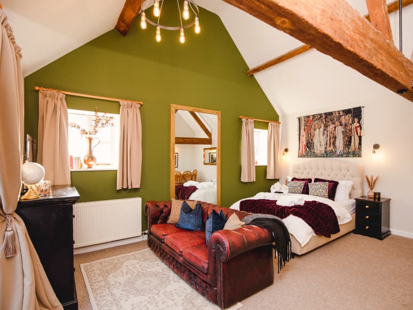 Sleeping area | Hayloft Cottage - Rudge Farm Cottages, Chilcombe, near Bridport