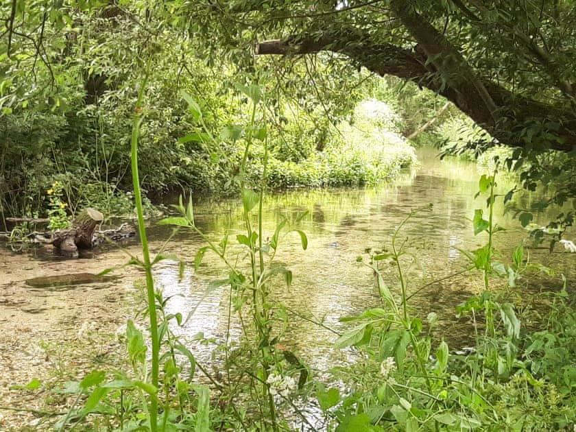 River at Duck Cottage | Duck Cottage, Winterbourne Dauntsey, near Salisbury