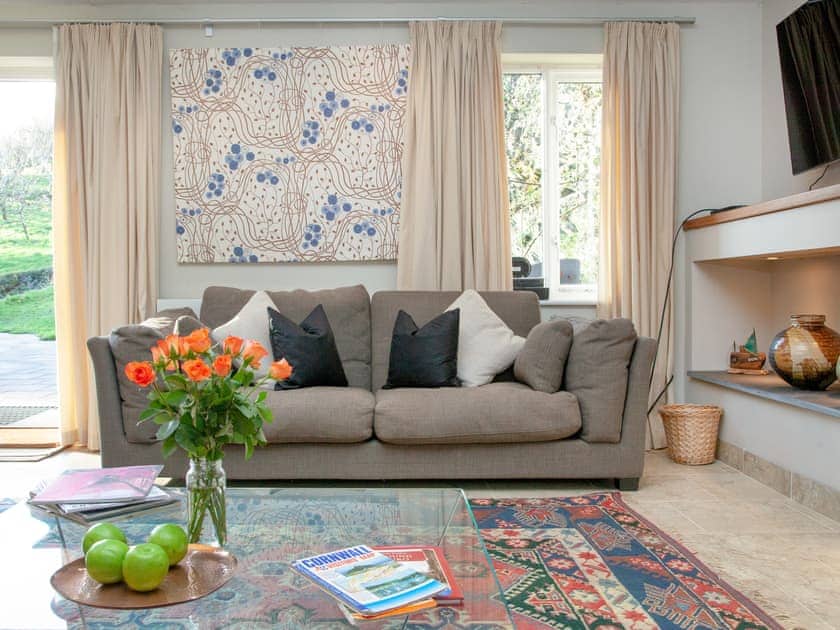 Living area | The Studio at Granny’s Well, Mixtow, near Fowey