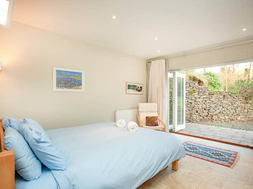 Double bedroom | The Studio at Granny’s Well, Mixtow, near Fowey