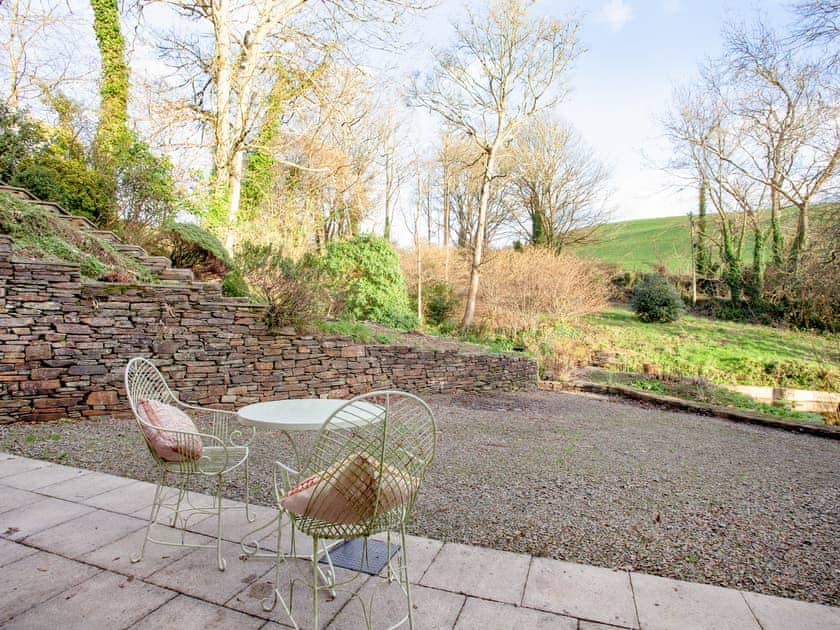 Outdoor area | The Studio at Granny’s Well, Mixtow, near Fowey