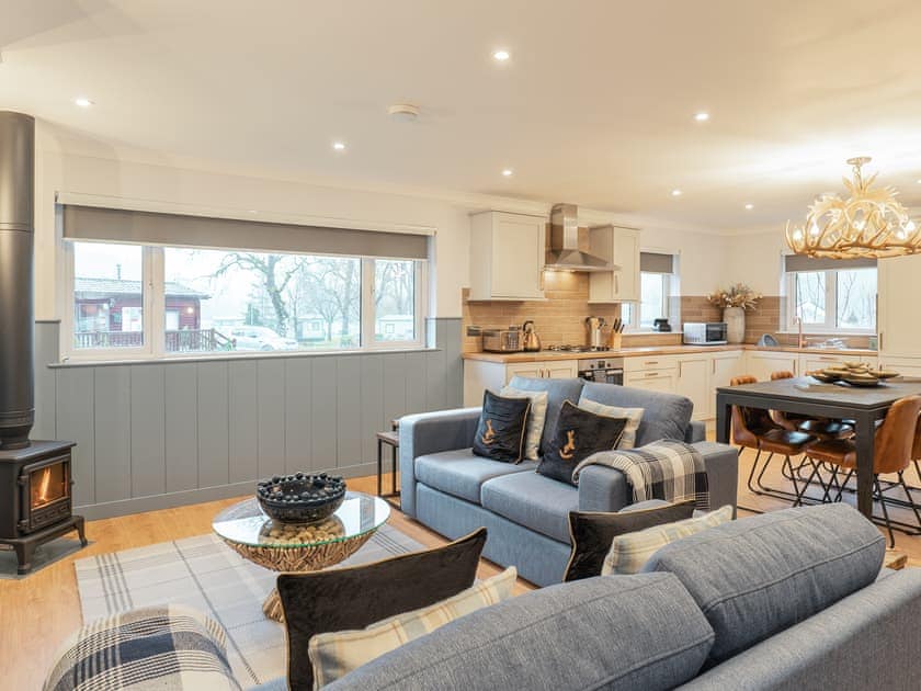 Open plan living space | Feidh Cottage - Stratheck Holiday Cottages, Near Dunoon