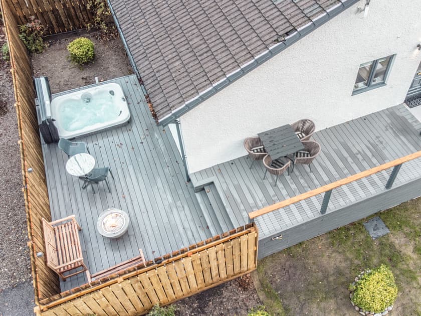 Outdoor area | Feidh Cottage - Stratheck Holiday Cottages, Near Dunoon