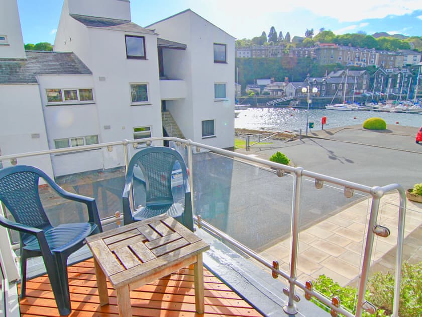 Balcony | The Moorings Apartment, Porthmadog