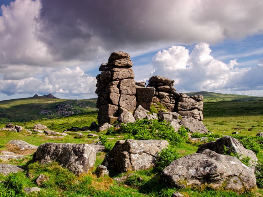 Hound Tor, Dartmoor | Pond View - Lower Elsford Farm , Lustleigh, near Bovey Tracey 