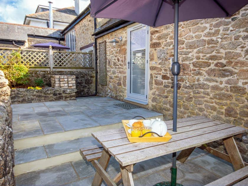 Outdoor area | Stable Corner - Lower Elsford Farm, Lustleigh, near Bovey Tracey