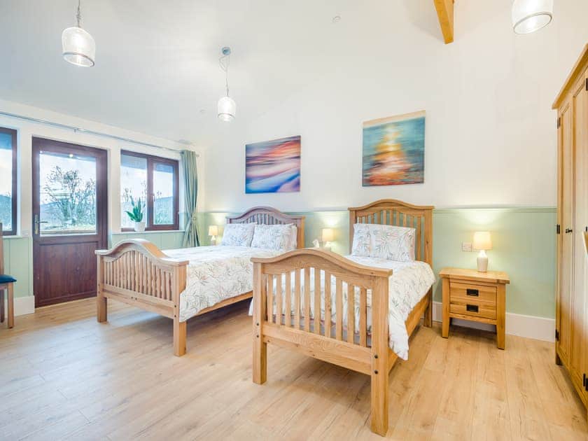 Twin bedroom | Hawthorn Lodge - Mid Wales Lodges, Llandrindod Wells