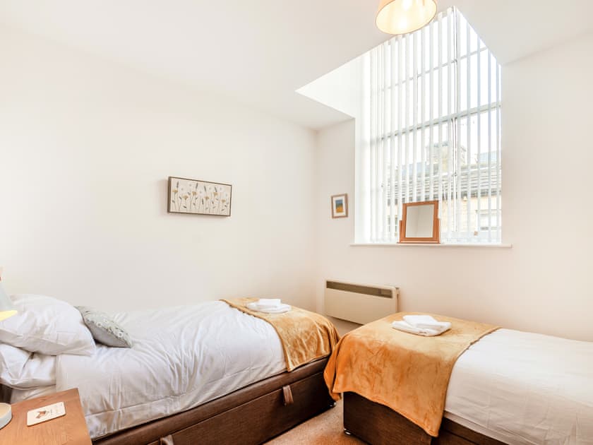 Twin bedroom | Riding Cottage - Stables Retreats, Pateley Bridge, near Harrogate