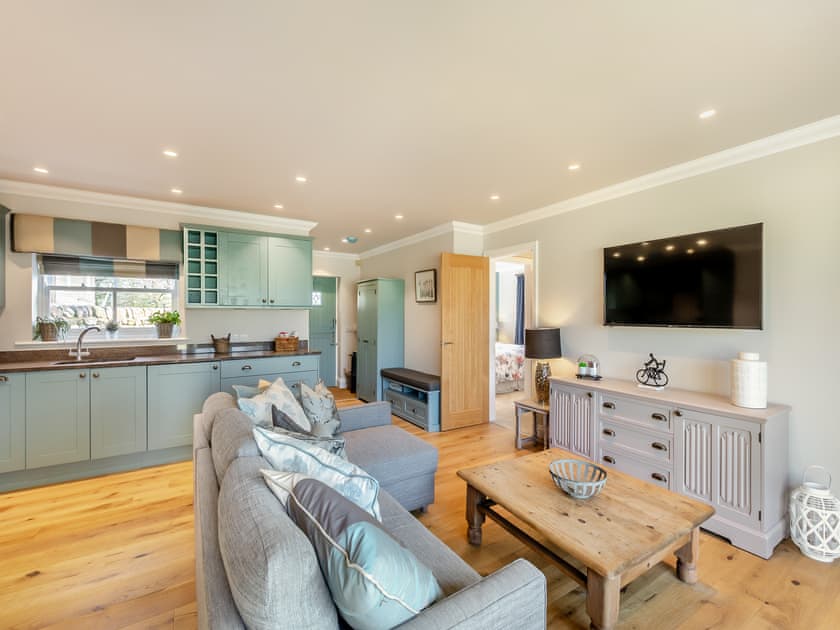 Open plan living space | Mersyke Farm - Summerfield Bungalow - Meresyke Farm, Wigglesworth, near Settle