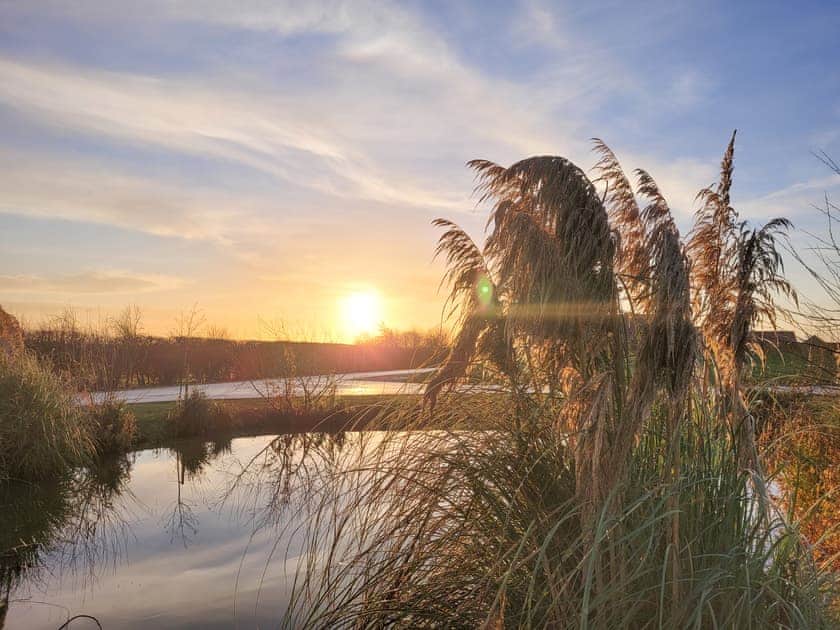 Nearby Pond | The Sycamores - Ashlin Farm Barns, Dunholme, near Lincoln