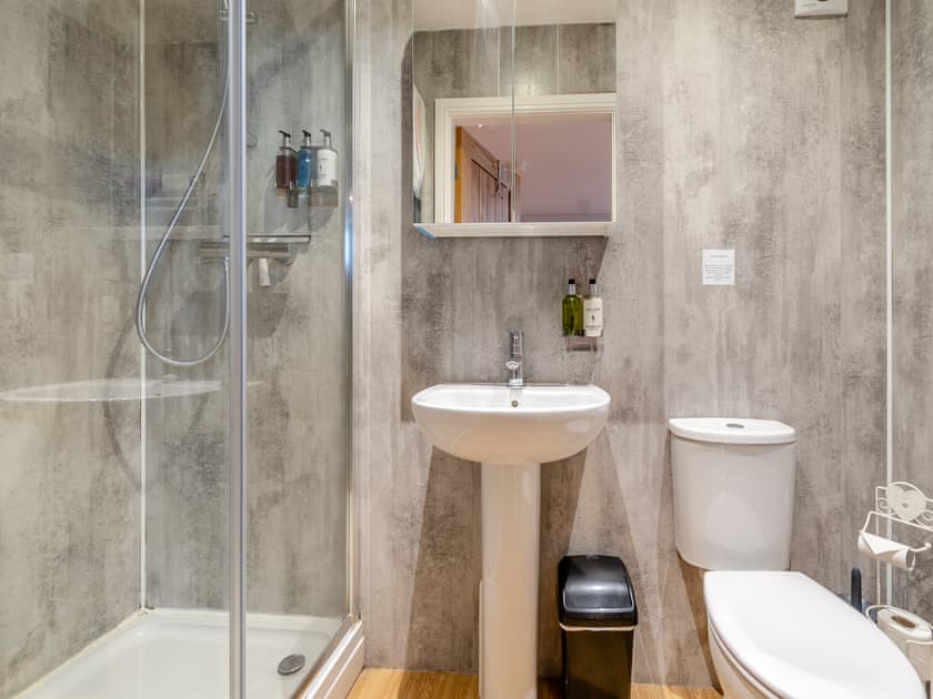 Shower room | The Barn - Wolds Way Holiday Cottages, Low Hunsley, Cottingham