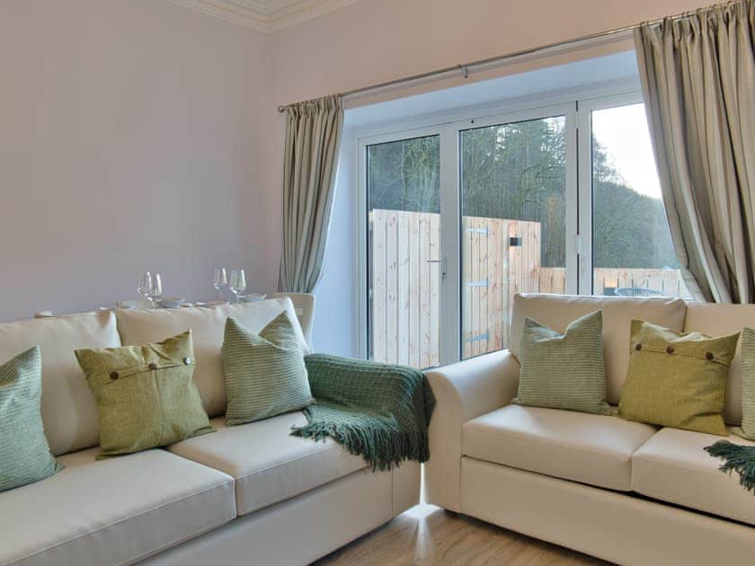Living area | Loch Eck Holiday Cottages- Cur Cottage - Loch Eck Holiday Cottages, Near Dunoon