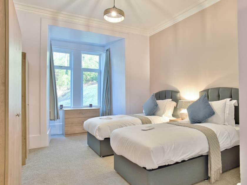 Twin bedroom | Loch Eck Holiday Cottages- Cur Cottage - Loch Eck Holiday Cottages, Near Dunoon