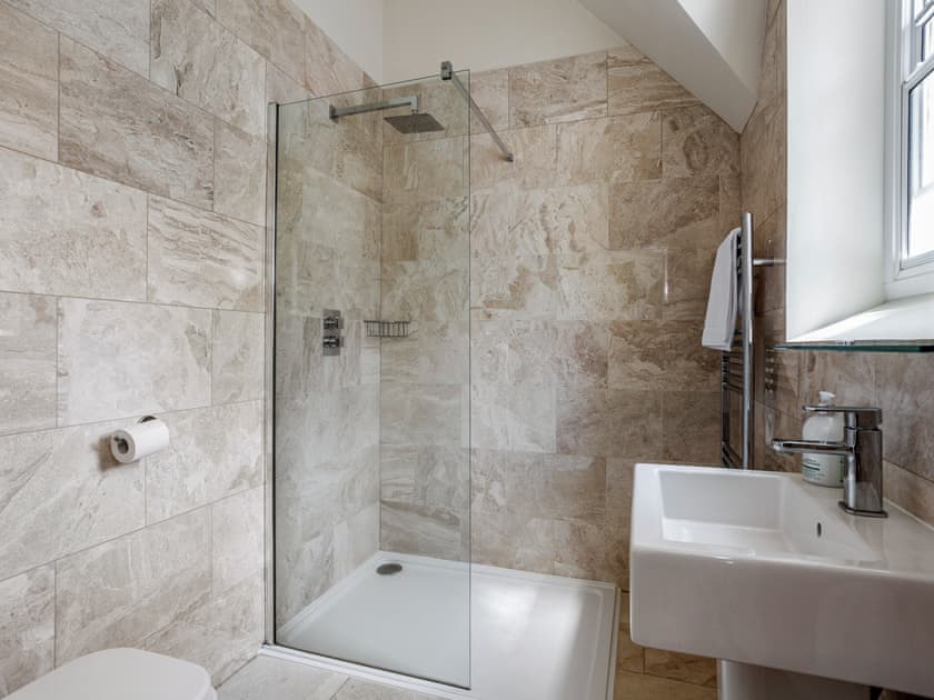 Shower room | The Old Library, Painswick